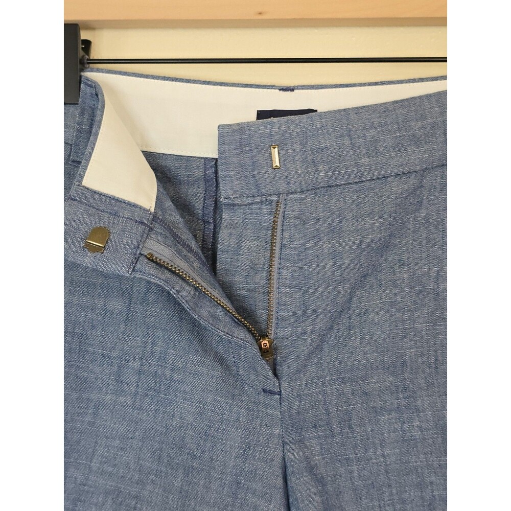 J.Crew Blue Chambray Shorts Womens Size 12 NWT 100% Cotton Casual Summer - Picture 7 of 11